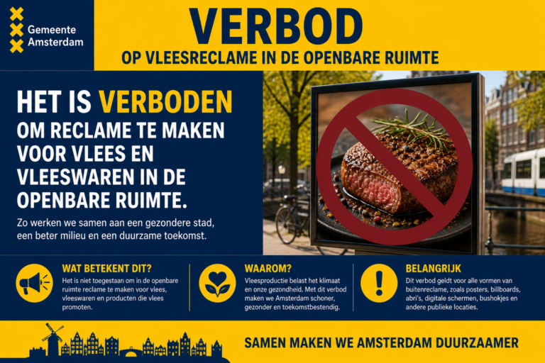 Vleesreclame verboden