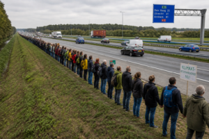 Zo kan demonstreren ook. Het maakt meer indruk!