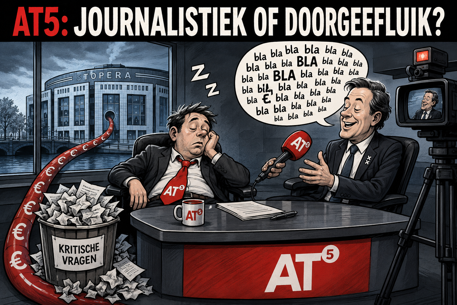 AT5 als doorgeefluik van het Amsterdams stadsbestuur