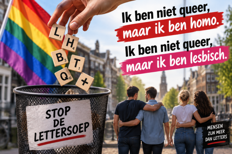 Stop met LHBTQ en queer: homoseksueel is gewoon homoseksueel