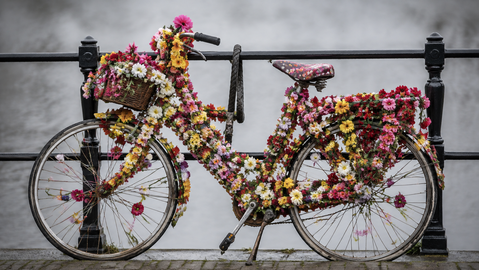 Bloemenfiets