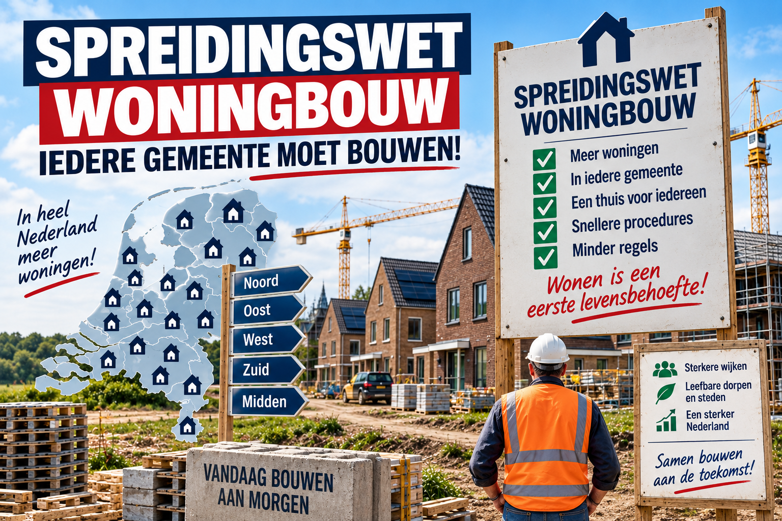 Voer een Spreidingswet woningbouw in
